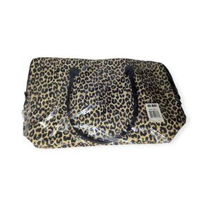 NWT Set of 2 Animal Print Large Totes with Zipper Closures
